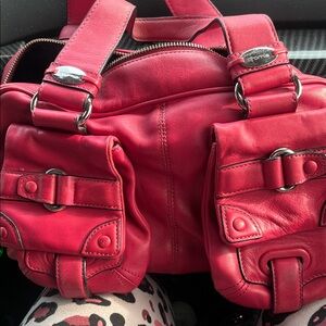 Stylish Red Shoulder Bag by Stone